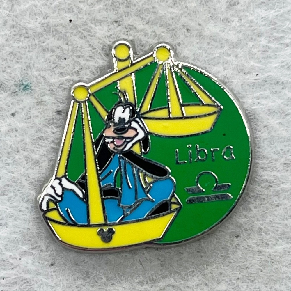 🔮 5/$25 Disney Goofy Libra Zodiac Pin